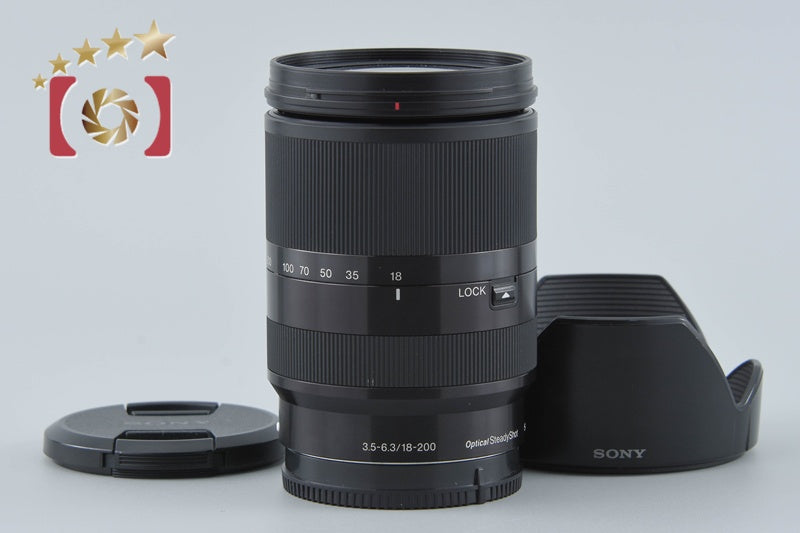 【中古】SONY ソニー E 18-200mm f/3.5-6.3 OSS LE SEL18200LE ブラック