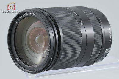 【中古】SONY ソニー E 18-200mm f/3.5-6.3 OSS LE SEL18200LE ブラック