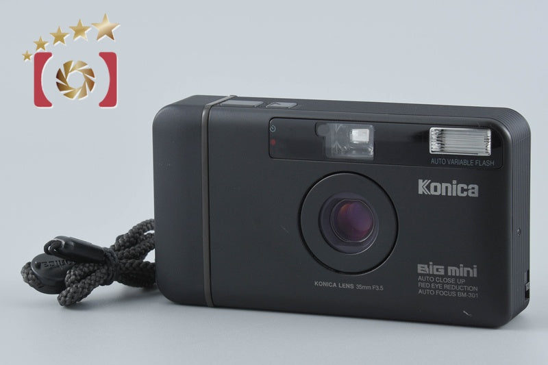 【中古】Konica コニカ BiG mini BM-301 ブラック コンパクトフィルムカメラ