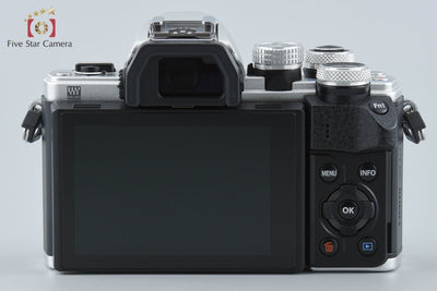 【中古】OLYMPUS オリンパス OM-D E-M10 Mark II 14-42mm EZ レンズキット シルバー シャッター回数僅少 元箱付き