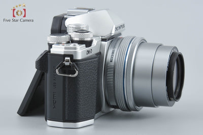 【中古】OLYMPUS オリンパス OM-D E-M10 Mark II 14-42mm EZ レンズキット シルバー シャッター回数僅少 元箱付き