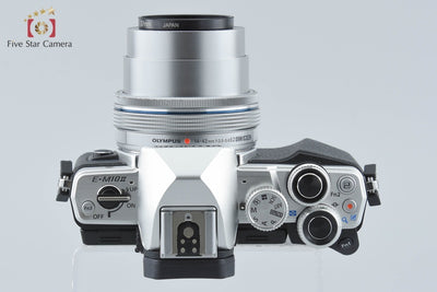 【中古】OLYMPUS オリンパス OM-D E-M10 Mark II 14-42mm EZ レンズキット シルバー シャッター回数僅少 元箱付き
