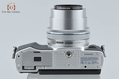【中古】OLYMPUS オリンパス OM-D E-M10 Mark II 14-42mm EZ レンズキット シルバー シャッター回数僅少 元箱付き