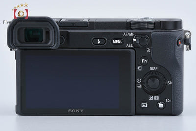 【中古】SONY ソニー α6400 ILCE-6400 ダブルズームレンズキット ブラック シャッター回数僅少 元箱付き 多言語対応