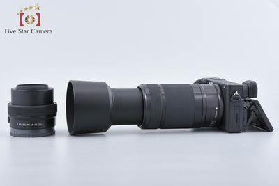 【中古】SONY ソニー α6400 ILCE-6400 ダブルズームレンズキット ブラック シャッター回数僅少 元箱付き 多言語対応