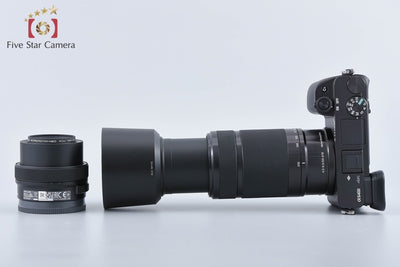 【中古】SONY ソニー α6400 ILCE-6400 ダブルズームレンズキット ブラック シャッター回数僅少 元箱付き 多言語対応