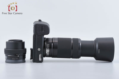 【中古】SONY ソニー α6400 ILCE-6400 ダブルズームレンズキット ブラック シャッター回数僅少 元箱付き 多言語対応