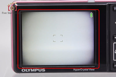 【中古】OLYMPUS オリンパス μ-7010 ピンク コンパクトデジタルカメラ 元箱付き