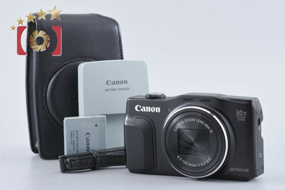 【中古】Canon キヤノン PowerShot SX700 HS ブラック コンパクトデジタルカメラ