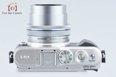 【中古】OLYMPUS オリンパス PEN E-PL9 14-42mm EZ レンズキット ブラック シャッター回数僅少 元箱付き