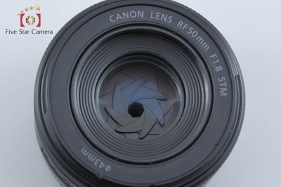 【中古】Canon キヤノン RF 50mm f/1.8 STM 元箱付き
