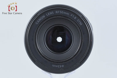【中古】Canon キヤノン RF 50mm f/1.8 STM 元箱付き