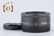 【中古】Canon キヤノン EF-M 22mm f/2 STM ブラック