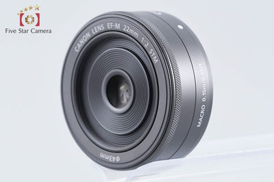 【中古】Canon キヤノン EF-M 22mm f/2 STM ブラック