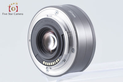 【中古】Canon キヤノン EF-M 22mm f/2 STM ブラック