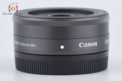 【中古】Canon キヤノン EF-M 22mm f/2 STM ブラック