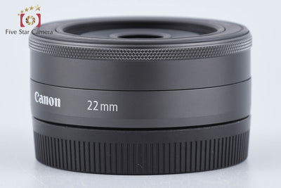 【中古】Canon キヤノン EF-M 22mm f/2 STM ブラック