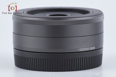【中古】Canon キヤノン EF-M 22mm f/2 STM ブラック