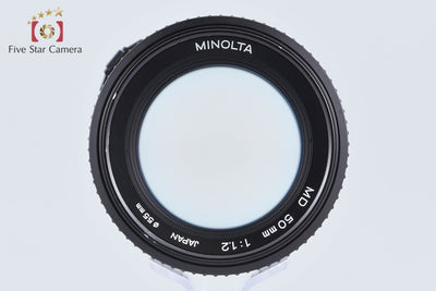 【中古】MINOLTA ミノルタ New MD 50mm f/1.2
