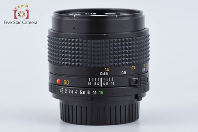 【中古】MINOLTA ミノルタ New MD 50mm f/1.2
