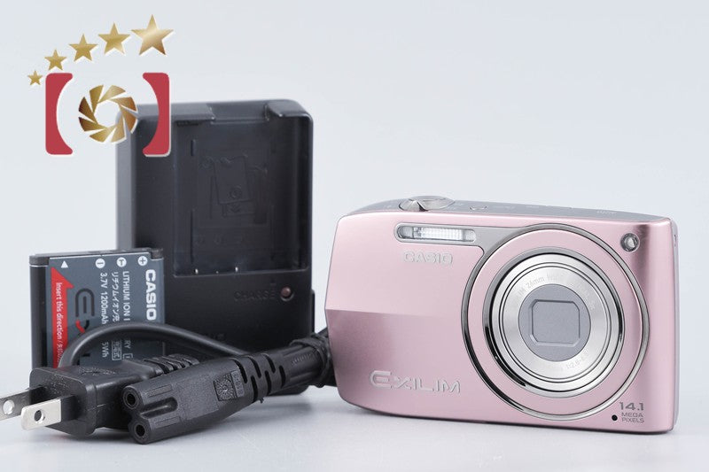 【中古】CASIO カシオ EXILIM ZOOM EX-Z300 ピンク コンパクトデジタルカメラ