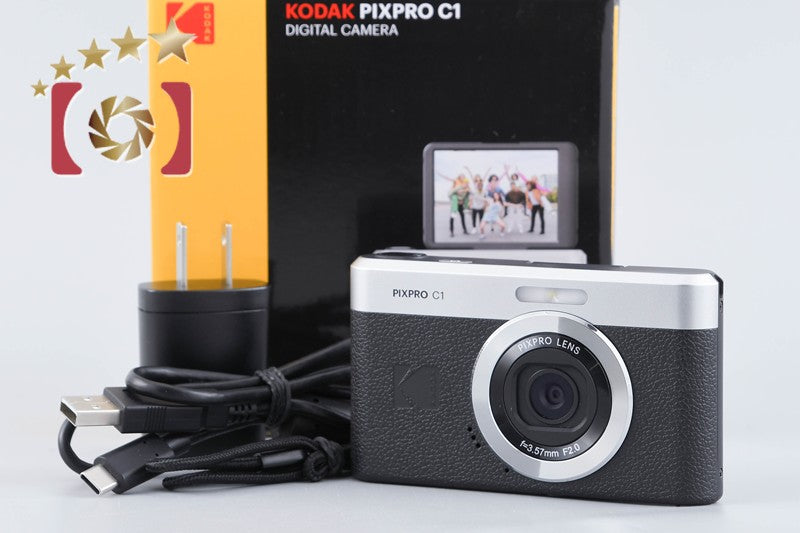 【中古】KODAK コダック PIXPRO C1 ブラック コンパクトデジタルカメラ 元箱付き