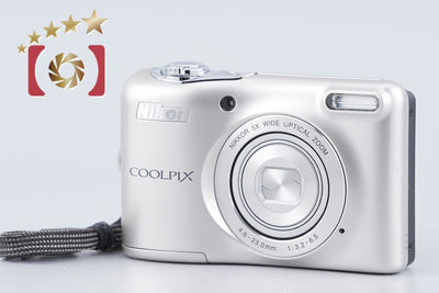 【中古】Nikon ニコン COOLPIX L32 シルバー コンパクトデジタルカメラ