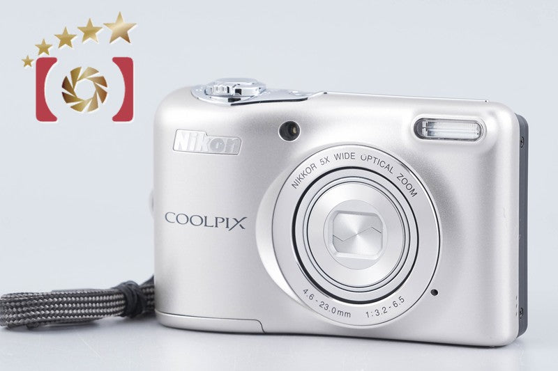 【中古】Nikon ニコン COOLPIX L32 シルバー コンパクトデジタルカメラ