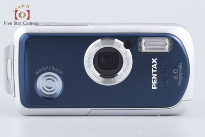【中古】PENTAX ペンタックス Optio WPi ネイビーブルー 防水デジタルカメラ