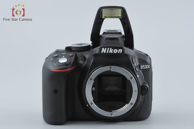 【中古】Nikon ニコン D5300 AF-P ダブルズームキット ブラック シャッター回数僅少 元箱付き