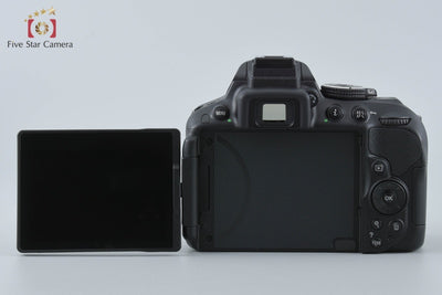 【中古】Nikon ニコン D5300 AF-P ダブルズームキット ブラック シャッター回数僅少 元箱付き