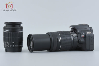 【中古】Canon キヤノン EOS Kiss X7 ダブルズームキット ブラック