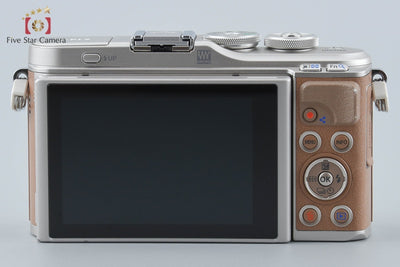 【中古】OLYMPUS オリンパス PEN E-PL9 14-42mm EZ レンズキット ブラウン シャッター回数僅少