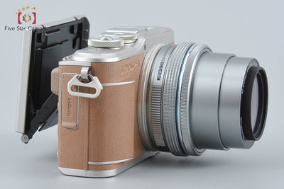 【中古】OLYMPUS オリンパス PEN E-PL9 14-42mm EZ レンズキット ブラウン シャッター回数僅少