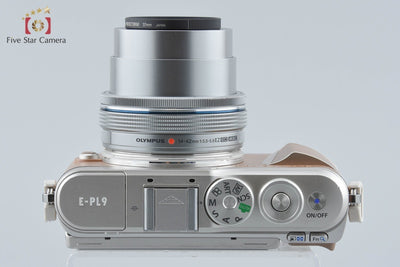 【中古】OLYMPUS オリンパス PEN E-PL9 14-42mm EZ レンズキット ブラウン シャッター回数僅少