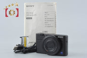 【中古】SONY ソニー Cyber-Shot DSC-RX100 ブラック デジタルスチルカメラ 多言語対応