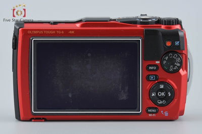 【中古】OLYMPUS オリンパス TOUGH TG-6 レッド コンパクトデジタルカメラ