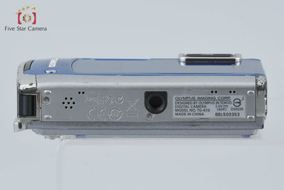 【中古】OLYMPUS オリンパス TOUGH TG-610 ブルー コンパクトデジタルカメラ