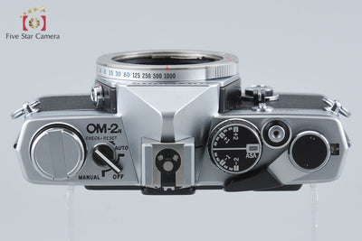 【中古】OLYMPUS オリンパス OM-2N シルバー フィルム一眼レフカメラ データバック付属