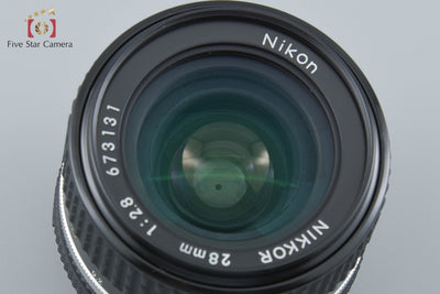【中古】Nikon ニコン Ai-S NIKKOR 28mm f/2.8
