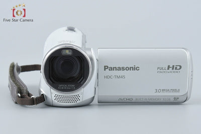 【中古】Panasonic パナソニック HDC-TM45 クリアホワイト デジタルハイビジョンビデオカメラ