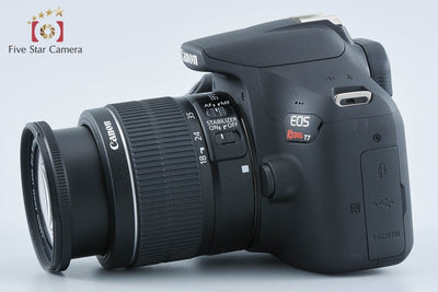 【中古】Canon キヤノン EOS Rebel T7 EF-S 18-55 IS II レンズキット シャッター回数僅少