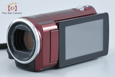 【中古】JVC ケンウッド Everio GZ-HM460 ルージュレッド デジタルビデオカメラ