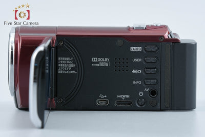 【中古】JVC ケンウッド Everio GZ-HM460 ルージュレッド デジタルビデオカメラ