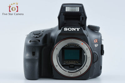 【中古】SONY ソニー α57 SLT-A57 18-55 ズームレンズキット シャッター回数僅少