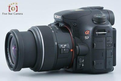 【中古】SONY ソニー α57 SLT-A57 18-55 ズームレンズキット シャッター回数僅少