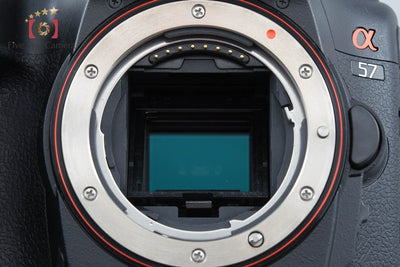 【中古】SONY ソニー α57 SLT-A57 18-55 ズームレンズキット シャッター回数僅少
