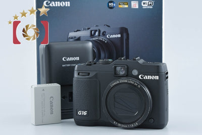 【中古】Canon キヤノン PowerShot G16 コンパクトデジタルカメラ 元箱付き