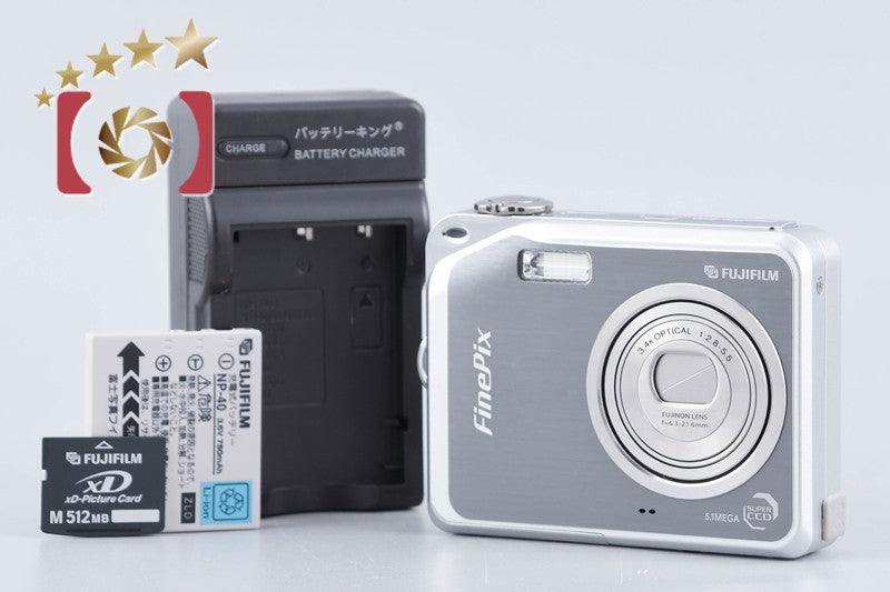 【中古】FUJIFILM 富士フイルム FinePix V10 ガンメタリック コンパクトデジタルカメラ