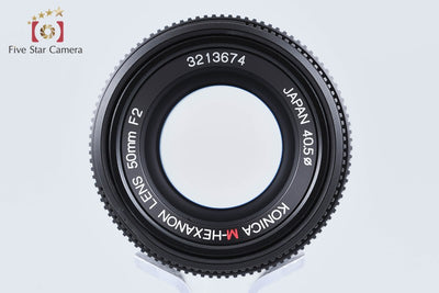 【中古】Konica コニカ M-HEXANON 50mm f/2 ライカMマウント